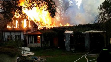 Požár zemědělské usedlosti v Rychnově